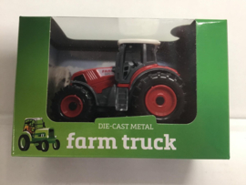 John Toy-CW-Farm Masters Die-Cast tractor pull-back-Multi Color