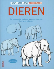 Deltas-Stap voor stap tekencursus-Dieren-Blauw