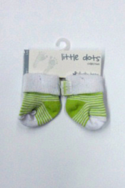 Ducky Beau-Baby sokken-pre-licht groen-wit