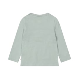 Dirkje-Meisjes T-shirt Ls-Faded Blue