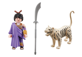 Playmobil Special Plus Aziatische vechter met tijger- 70382-Multi Color