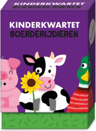 Imagebooks-Kinderkwartet boerderijdieren-paars