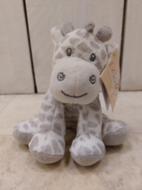Suki-Knuffel Giraf zittend-15 Cm-Polyester-Wit