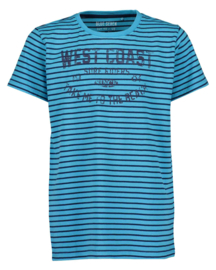 Blue Seven-Jongens t-shirt- Turquoise blauw