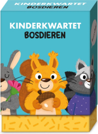 Imagebooks-Kinderkwartet bosdieren-Licht blauw