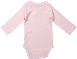 Dirkje-Baby Meisjes romper lange mouw-Licht roze