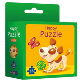 Deltas-Happy puzzle - Puppy -Green