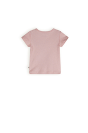 Petite Maison-  Kai T-shirt ss met print- Pastel roze