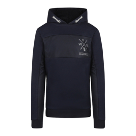 No Way Monday-Jongens Sweater met capuchon -Navy