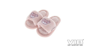 VIB.-Baby Slipper I'M BEARY CUTE- Rose smoke