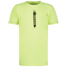 Vingino -Jongens t-shirt Jefos XMessi-Neon Yellow