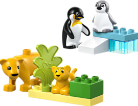 LEGO-DUPLO Stad Families van wilde dieren: pinguïns en leeuwen-10442
