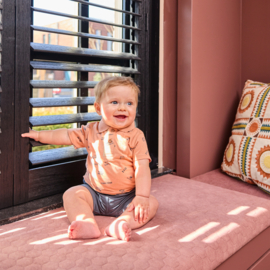 Dirkje-Jongens 2 pc set, Polo shirt, Shorts-Oranje