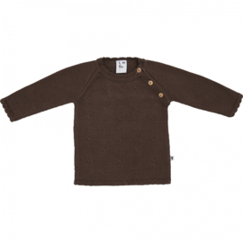 Klein Baby-Sweater Ruffle-Purple