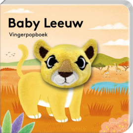 Image Books-Vingerpopboek-Baby Leeuw-Multi Color