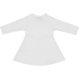 Klein Baby-Jurk Rib -Natuurlijk wit