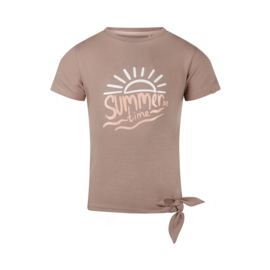 Koko Noko-Meisjes t-shirt ss-Smokey Mauve