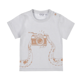 Dirkje-Jongens T-shirt Korte mouw-Licht Blauw
