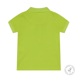 Koko Noko-Jongens Noah polo ss Bio Cotton-Neon yellow