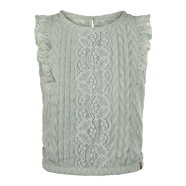 Koko Noko-Meisjes blouse ss-Faded groen