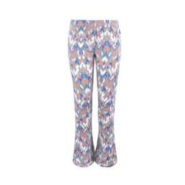 Lovestation22-Meisjes Flared broek-Bodil-Cali waves-Aqua