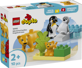 LEGO-DUPLO Stad Families van wilde dieren: pinguïns en leeuwen-10442