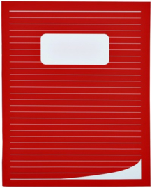 CW- Verhaak- A5 schriften-basic lijn met rode kantlijn-3 assorti
