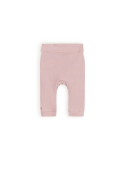 Petite Maison-Seg rib jersey broek- Pastel roze
