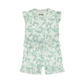 Dirkje-Meisjes 2 pc set, T-shirt, Shorts-Off white