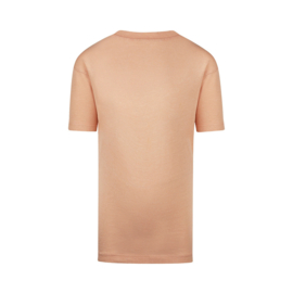 No Way Monday-Jongens  T-shirt ss loose fit verlaagde schouder-Zacht oranje