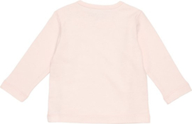 Little Dutch-T-Shirt lange mouw opdruk Bunny vlinder-Roze