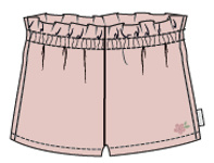 Little Dutch -Korte broek roze Blossom