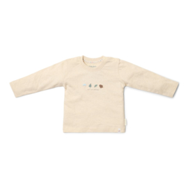 Little Dutch-Jongens t-shirt lange mouw- Zand melee