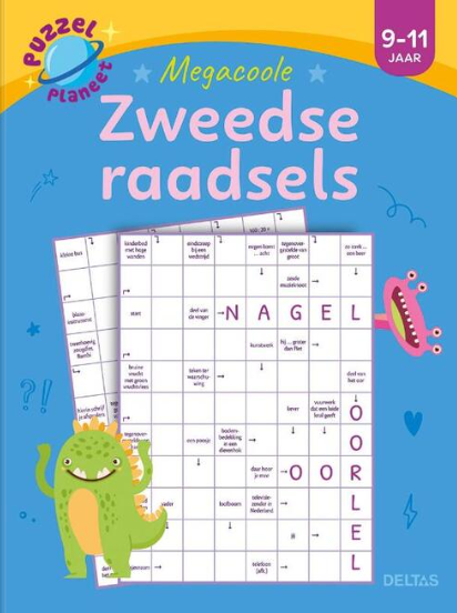 Deltas-Puzzel planeet- Superleuke Zweedse Raadsels- 9-11Jaar