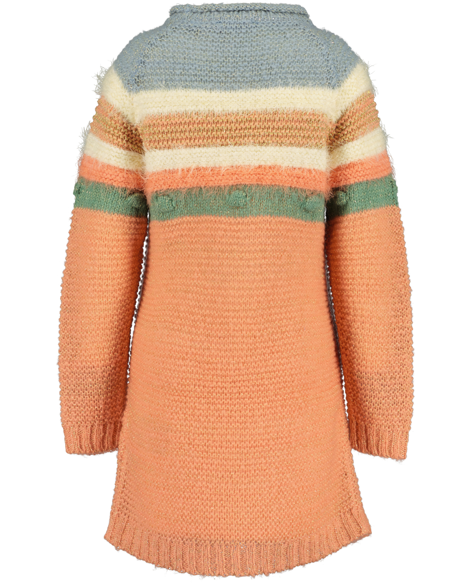 Blue Seven -Meisjes gebreide jurk-Melon