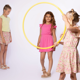 No Way Monday-Meisjes jurk ss-Meerdere kleuren