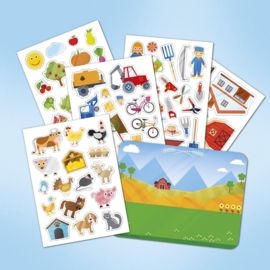 Totum Boerderij raamstickers-Multi Color