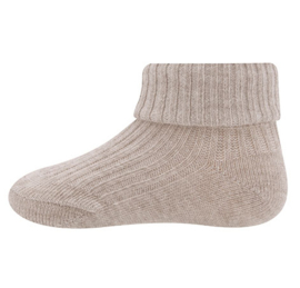Ewers-Unisex Baby Socks-dark beige mel.