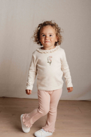 Little Dutch-Meisjes T-shirt lange mouw -Zand