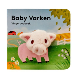 Image Books-Vingerpopboek - Baby Varken- Multi Color