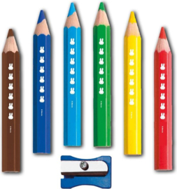 Bambolino-Nijntje houten kleurpotloden set (incl. slijper)-Multi Color