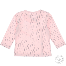 Dirkje-Baby Girls  t-shirt l.s Bio Cotton-Light pink