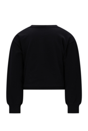 Moodstreet-Meisjes SOTA cropped sweater-black
