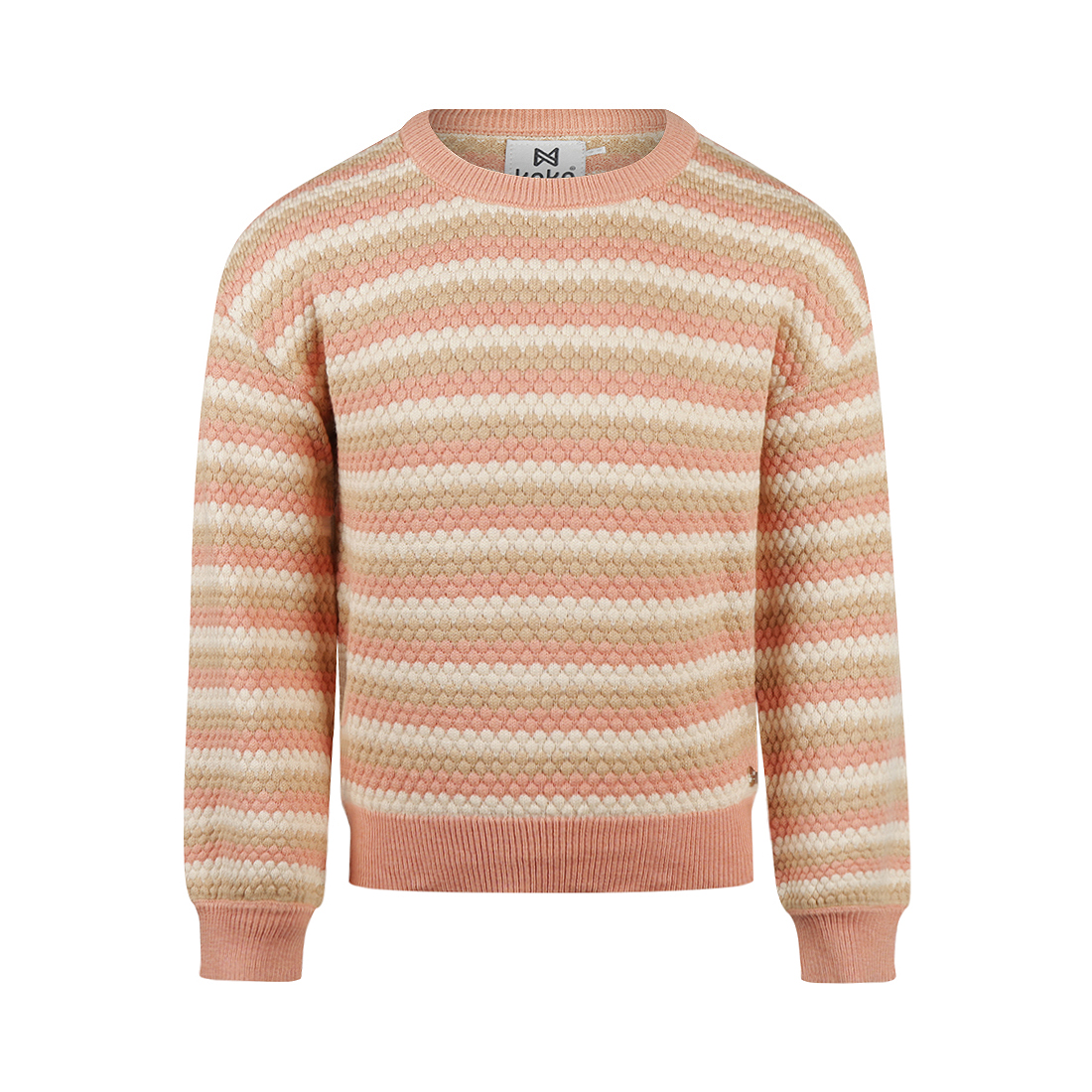 Koko Noko-Meisjes  Sweater met verlaagde schouder-Dusty pink