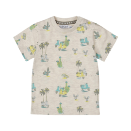 Dirkje-Jongens T-shirt Korte mouw- Off Wit
