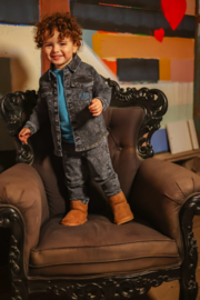 4President-Jongens Broek Jeans Brian-Black