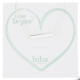 Love to give ketting-Biba- silver