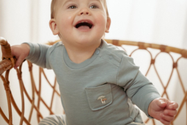 Little Dutch - T-shirt ls-Steen blauw