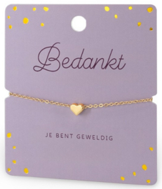 Miko- Armband- Bedankt