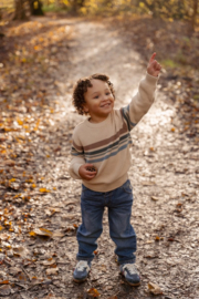 Little Dutch -Jongens gebreide sweater-Zand